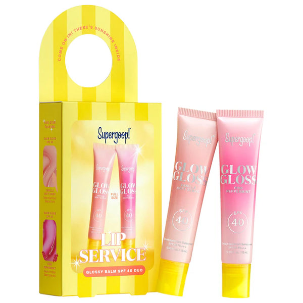 Lip Service Glossy Balm SPF 40 Duo
