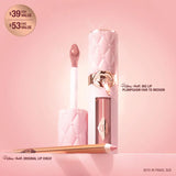 Mini Pillow Talk Plumpgasm Lip Liner and Lip Gloss Set - pink nude
