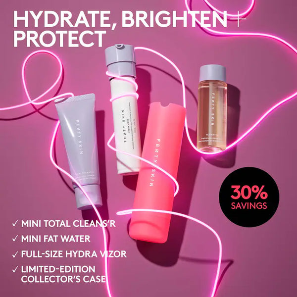 Skincare Lov'rs Cleanser, Toner, SPF Moisturizer + Collector's Case