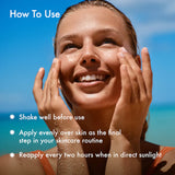 ShadeDrops Broad Spectrum SPF 50 Daily Mineral Milk Sunscreen