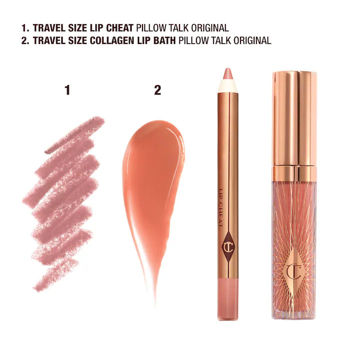 Mini Pillow Talk Glossy Lip Duos