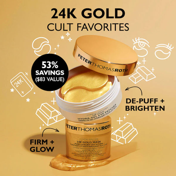24K Gold 2-Piece Mini Brightening & Anti-Aging Skincare Set