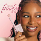 face card never declines cc full coverage undereye corrector & brush set / medium-tan peach