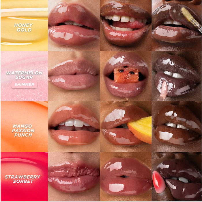 Honey Infused Hydrating Lip Oil - High Shine finish