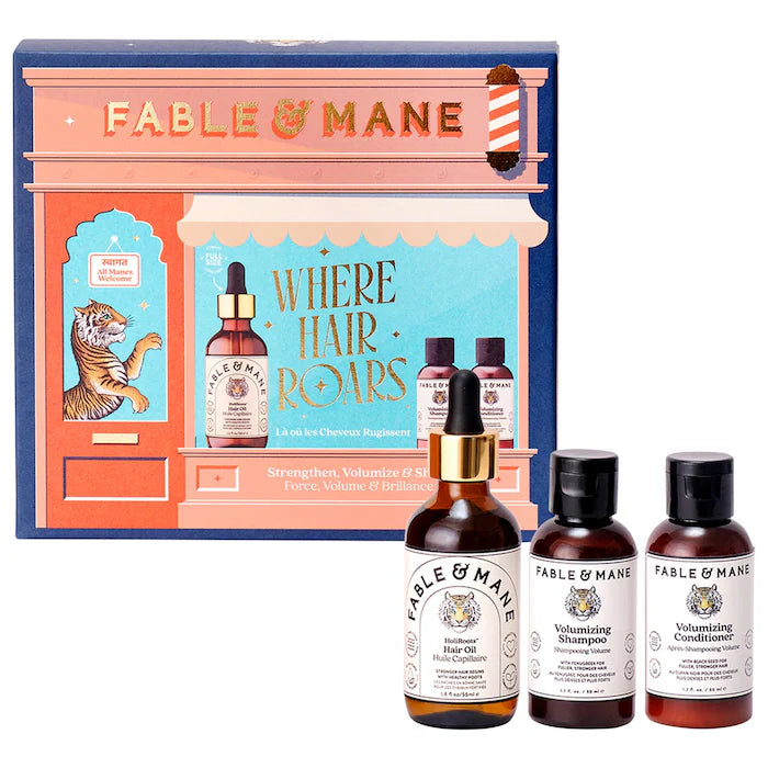 Where Hair Roars – Strength & Volume Gift Set