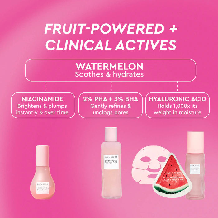 Watermelon Glow Dewy Skin Routine Gift Set