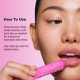 Peptide Plumping Gloss Balm Duo Gift Set for Hydrated, Fuller Lips