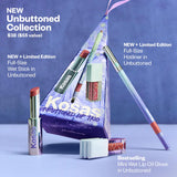 Unbuttoned Lip Liner, Lipstick, and Gloss Gift Set