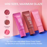 Glassy Lip Minis 3 Pc. Glaze Craze Tinted Peptide Lip Serum Gift Set