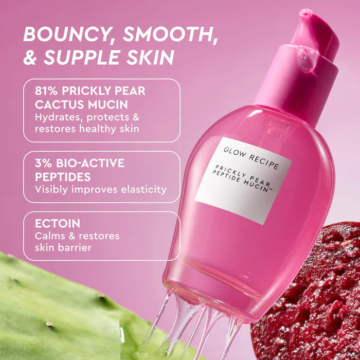 Prickly Pear Peptide Bouncy + Hydrating Skin Barrier Vegan Mucin Serum