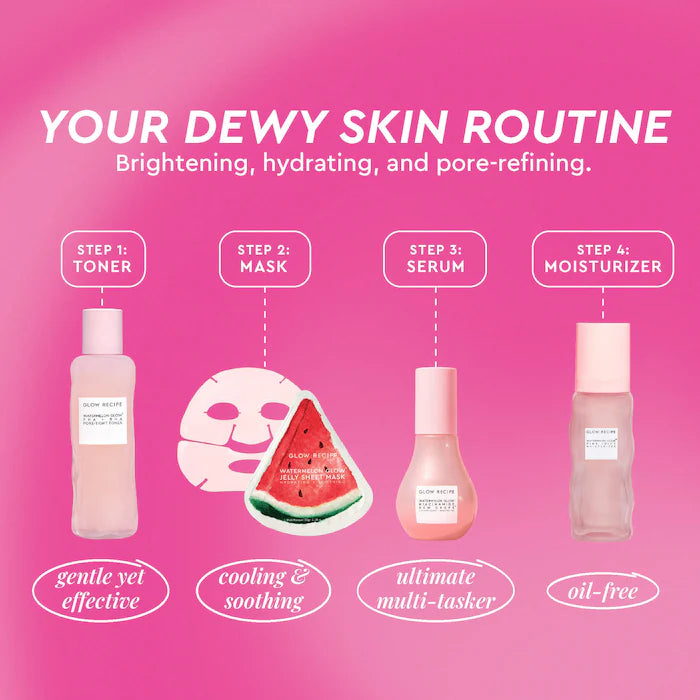 Watermelon Glow Dewy Skin Routine Gift Set