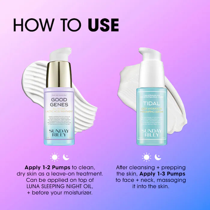 DEEP DIVE HYDRATION + PLUMPING SET FEATURING LIMITED EDITION GOOD GENES + NEW TIDAL DEEP