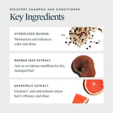 Hydrating Recovery Shampoo + Conditioner Set for Dry, Damaged & Colored Hair