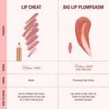 Mini Pillow Talk Plumpgasm Lip Liner and Lip Gloss Set - pink nude