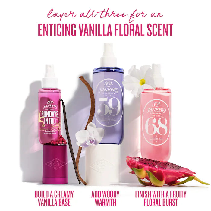 Sundays in Rio Warm Vanilla Hair & Body Perfume Mist