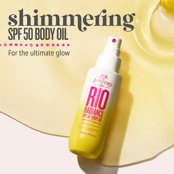 Rio Radiance™ SPF 50 Shimmering Body Oil Sunscreen