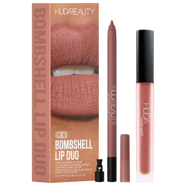 Bombshell Lip Liner and Liquid Lipstick Set