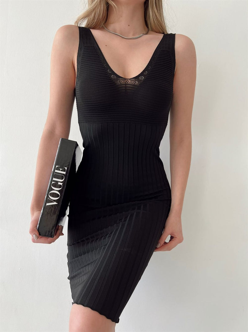 Black mini-Dress