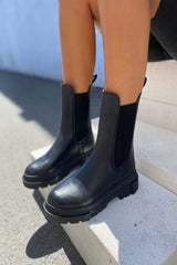 Black boots