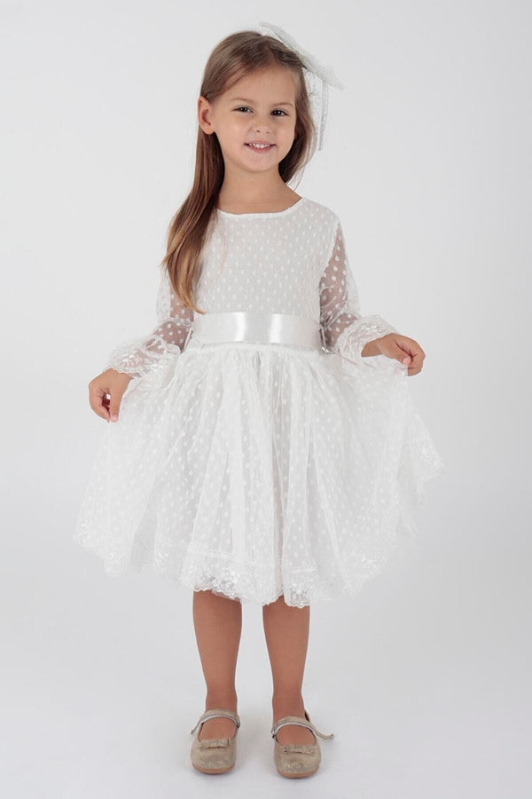 White Tulle dress