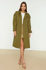 Khaki trench coat - 34