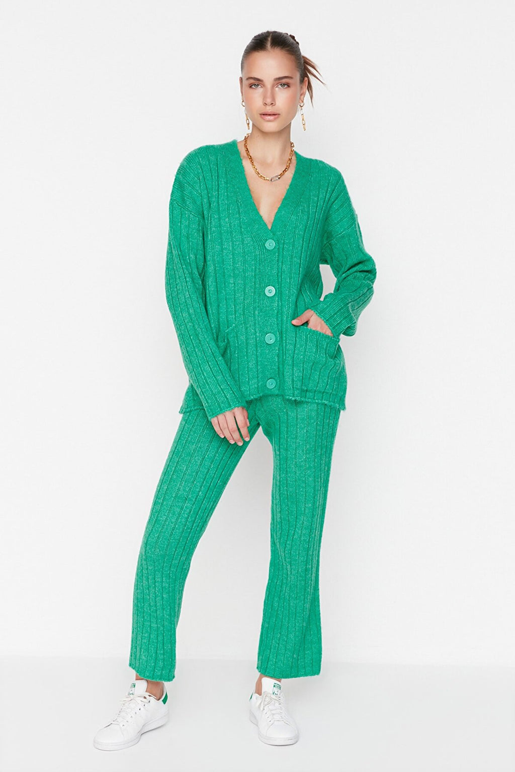 Green coord set Solistta