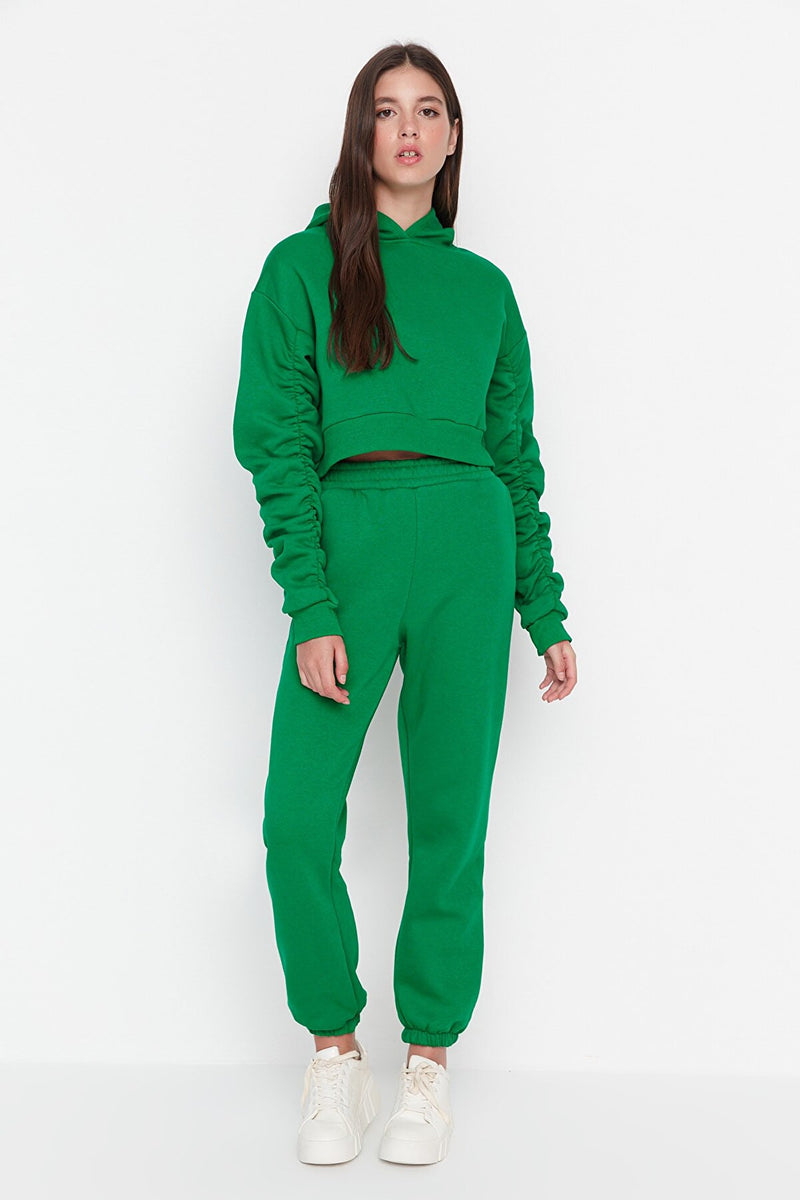 Green joggers co ord set Solistta