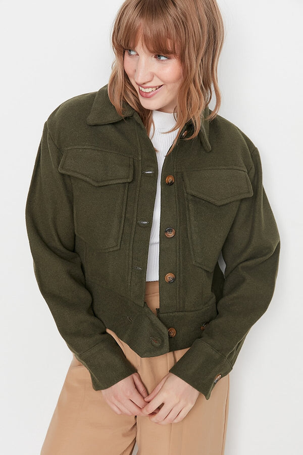 khaki  jacket