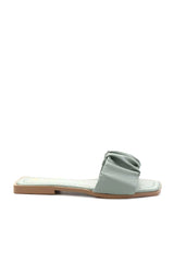 Green slippers