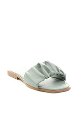 Green slippers