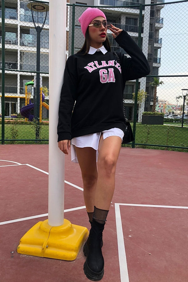 Oversized black Sweatshirt