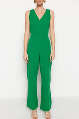 Green jumpsuit