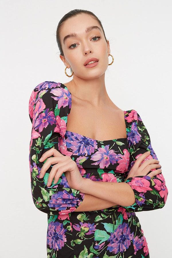 Floral short dress