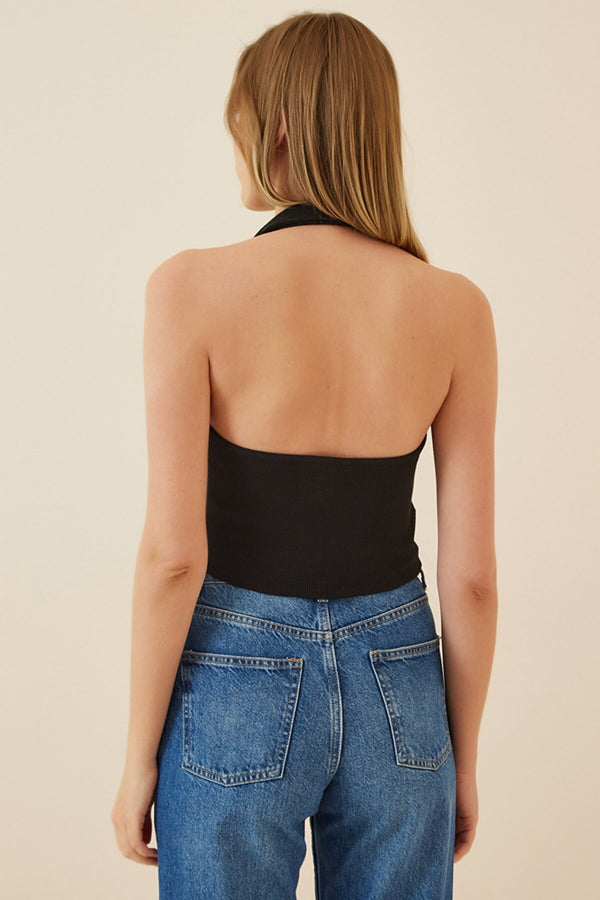 Crop Knitted Top