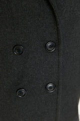grey oversized coat