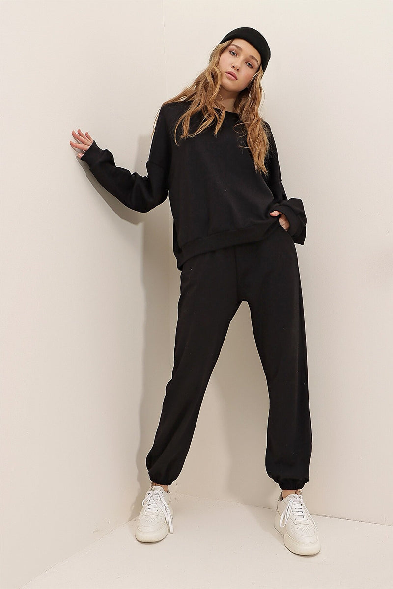 black co-ord set