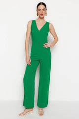 Green jumpsuit