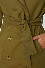 Khaki trench coat - 34