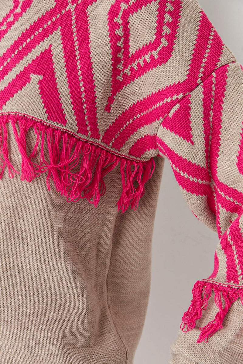 beige sweater top