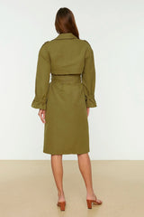 Khaki trench coat - 34