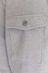 grey shirt jacket