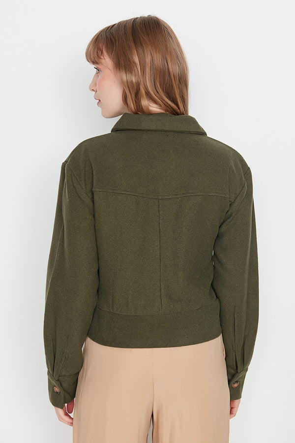 khaki  jacket