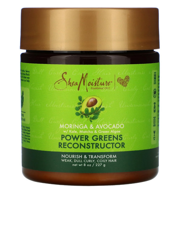 Power Greens Reconstructor Hair Mask, Moringa & Avocado, 8 oz (227 g)