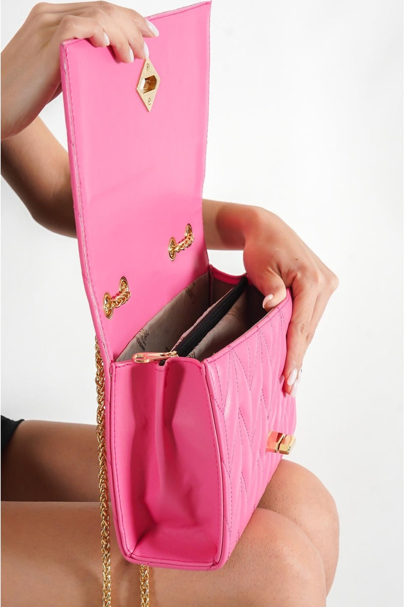 Pink shoulder bag