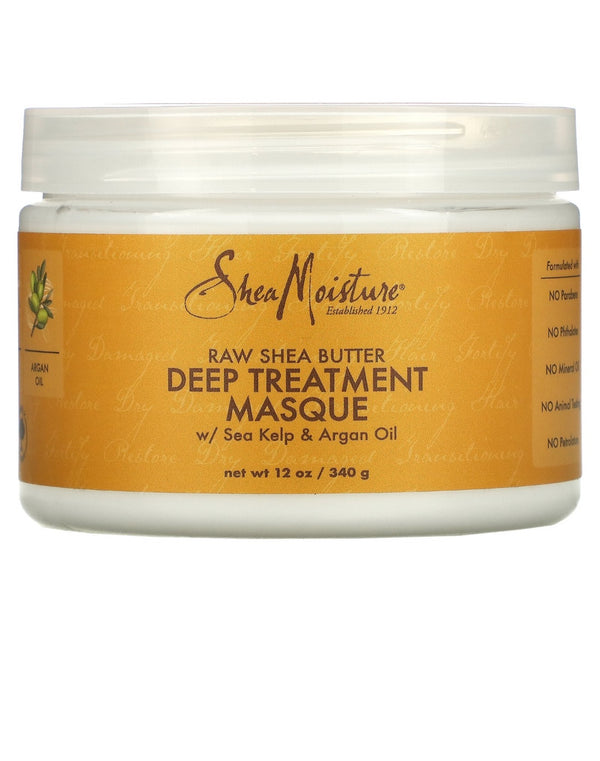 Deep Treatment Masque, Raw Shea Butter, 12 oz (340 g)