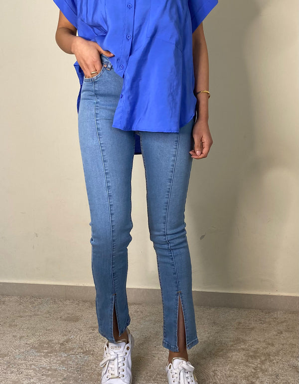 Split Hem Jeans