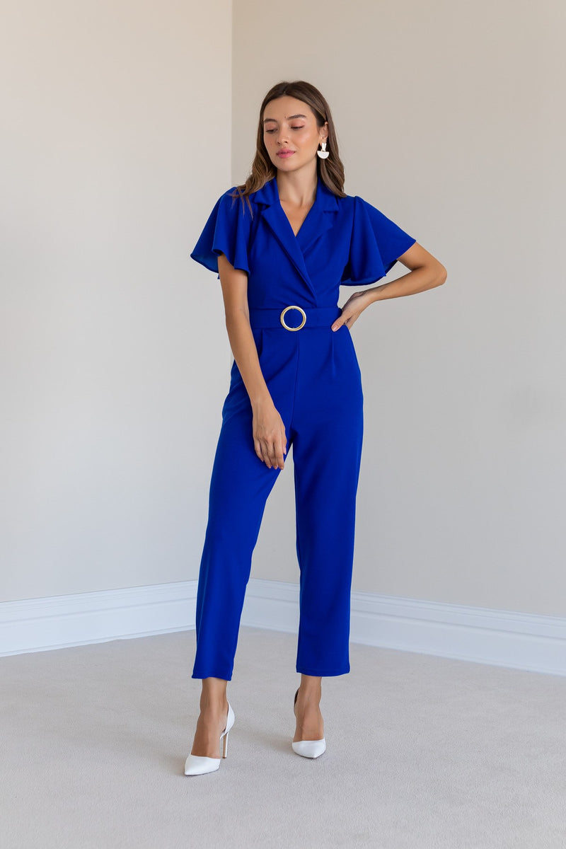 Sleeve Ruffle Classic jumpsuit