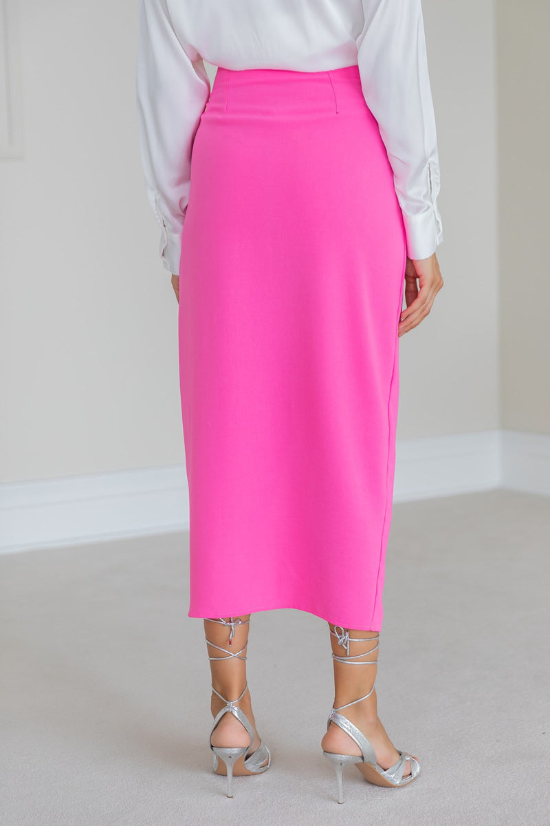 Pink midi online skirt you tube