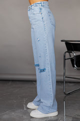 Straight cut jeans